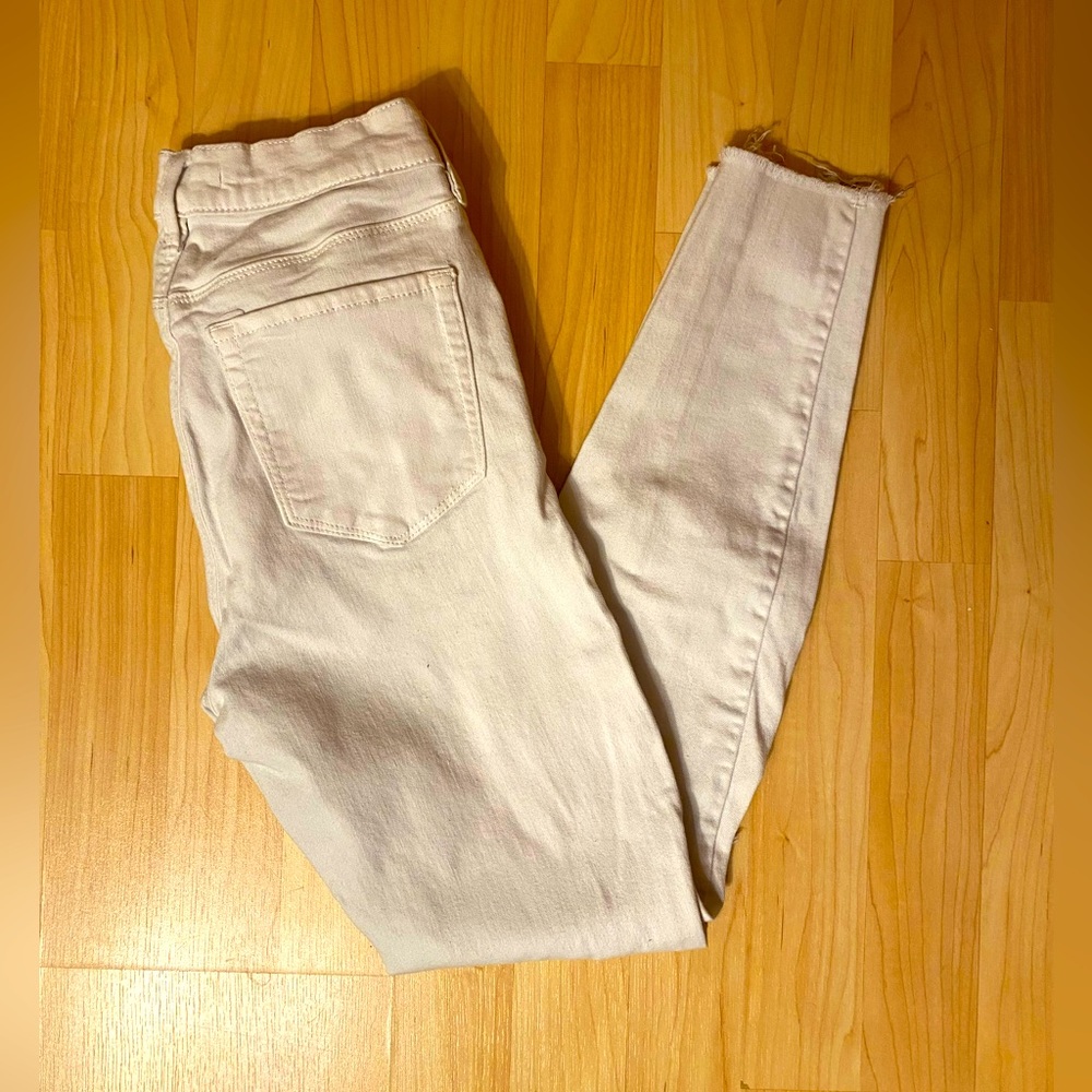 Pacsun high rise white jeans/jegging